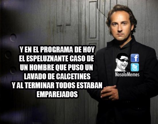 La lavadora no se tragó ningún calcetín