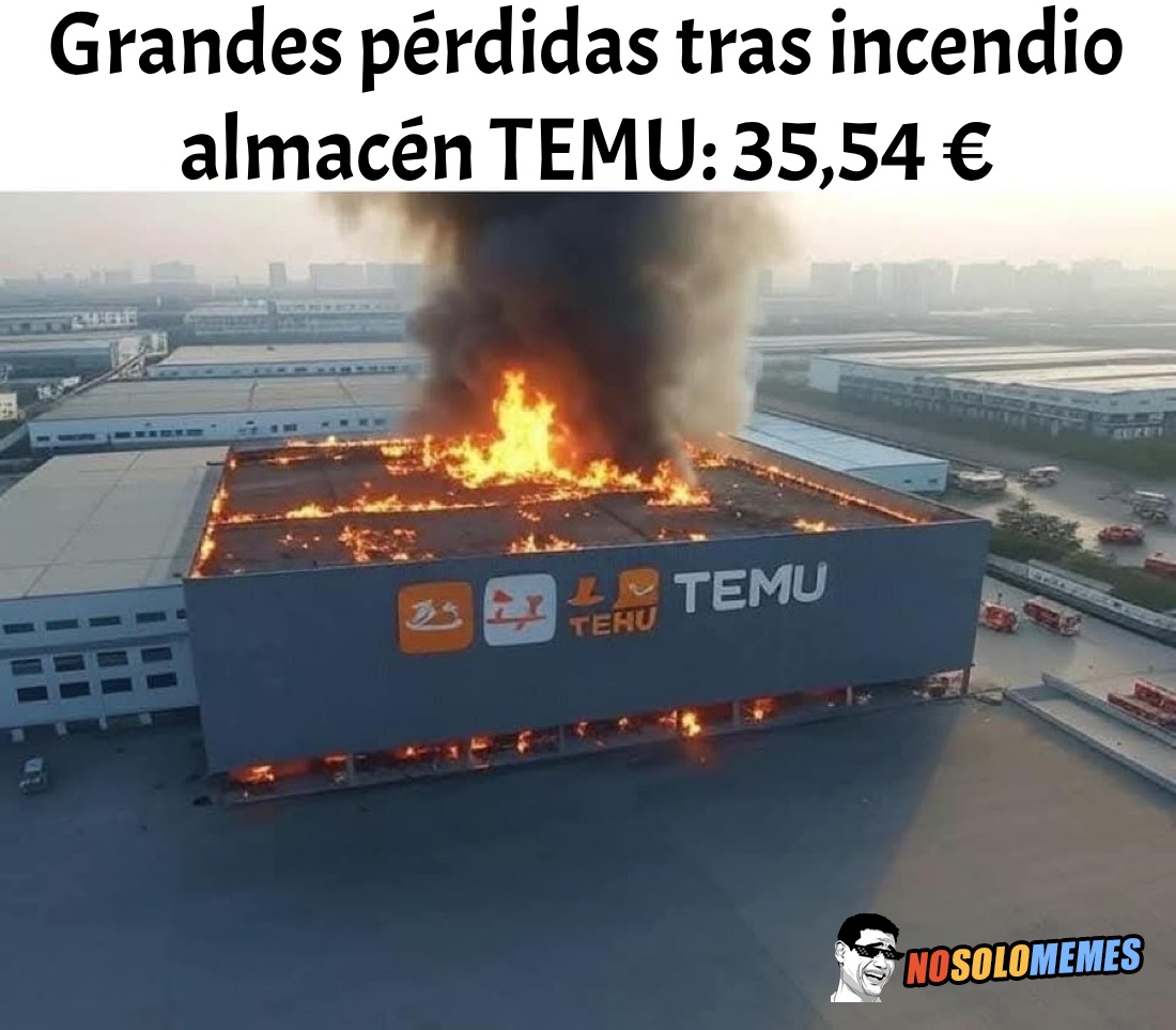 Grandes pérdidas tras incendio almacén TEMU